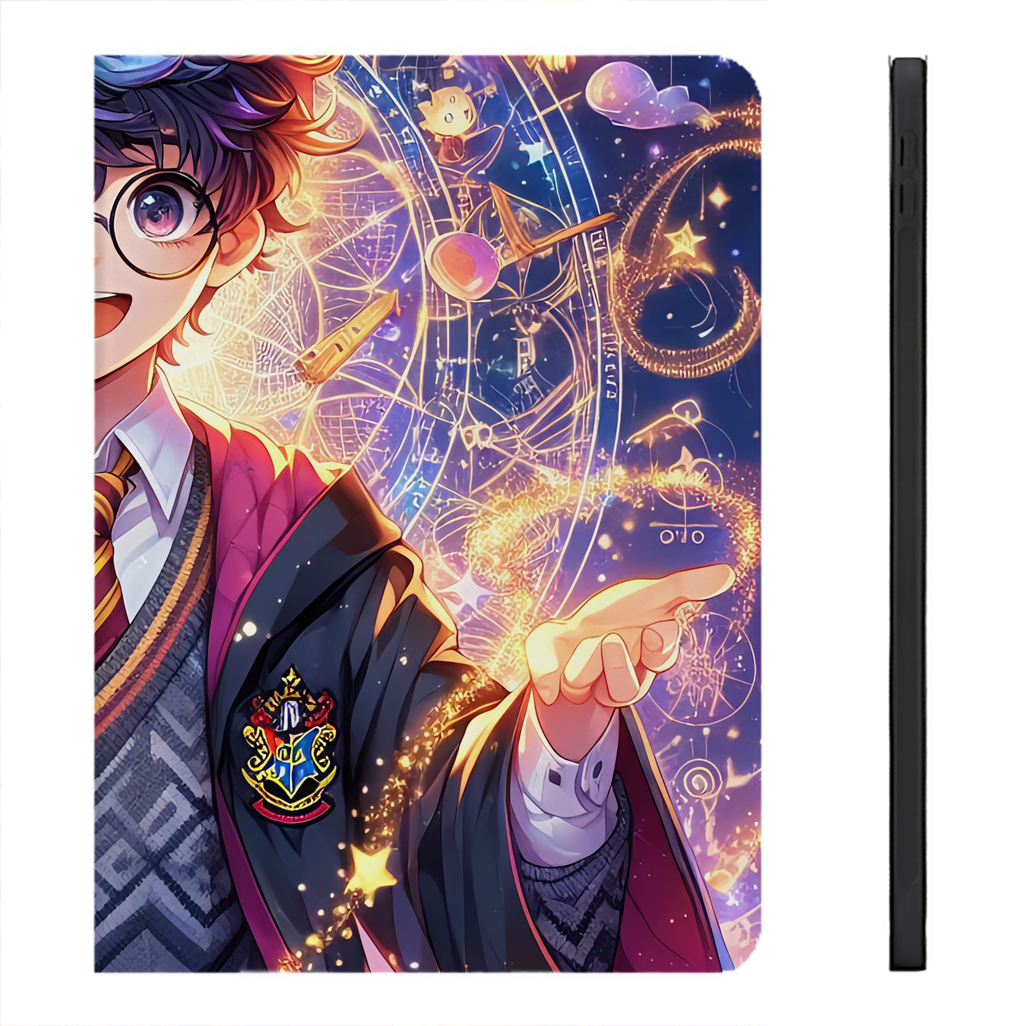 （画像用） Harry Potter ハリー・ポッターシリーズ IPadケース ペンホルダー付き ブックスタイルデザイン